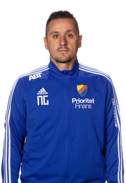 Djurgårdens målvaktstränare Nikos Gkoulius
