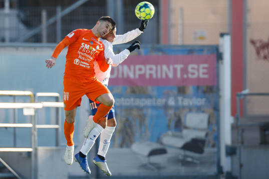 IFK Norrköpings Ian Smith and AFC Eskilstunas