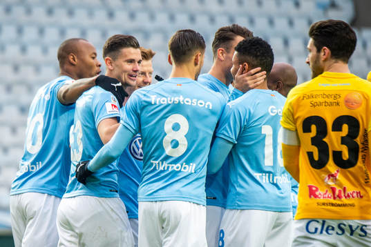 Malmö FFs Marcus Antonsson jublar