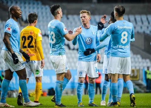 Malmö FFs Anders Christiansen jublar