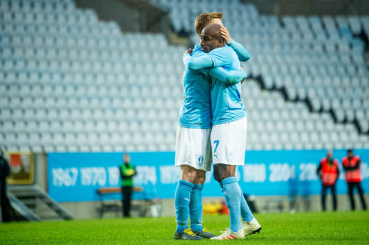 Malmö FFs Fouad Bachirou kramar om Anders Christiansen