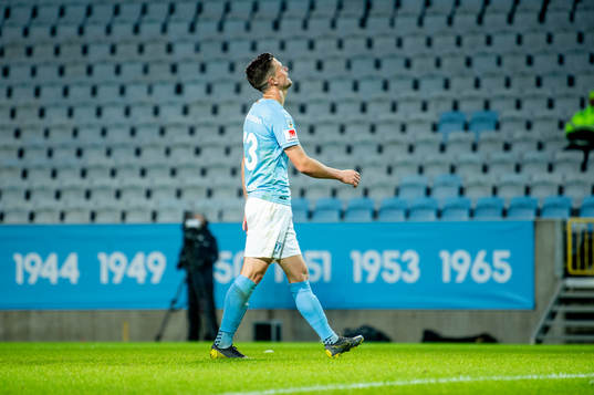 Malmö FFs Marcus Antonsson deppar