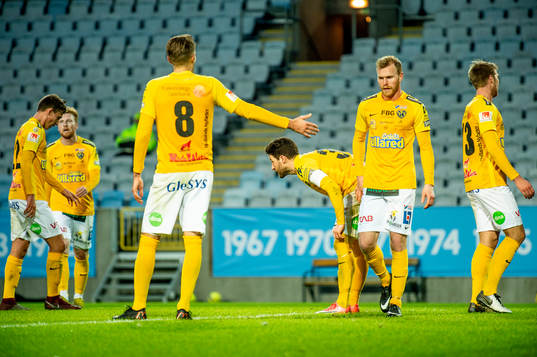 Falkenbergs spelare deppar