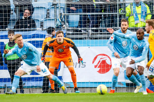 Malmö FFs målvakt Johan Dahlin