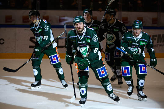 Färjestads Mikael Wikstrand jublar