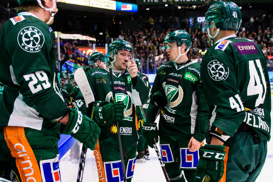 Färjestads Jesper Olofsson och Johan Ivarsson