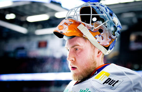 Växjös målvakt Viktor Andrén