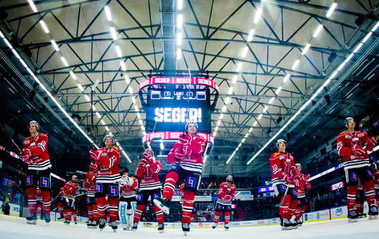 Örebrosspelarna jublar