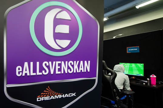 Spelare värmer upp