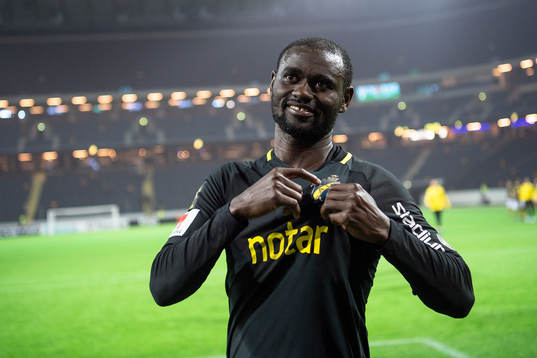 s Enoch Kofi Adu jublar