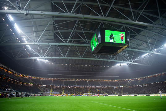Interiör vy av Friends Arena