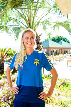 Amanda Ilestedt of Sweden poses for a portrait
