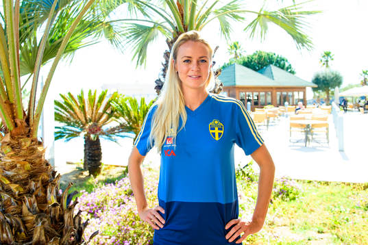 Amanda Ilestedt of Sweden poses for a portrait