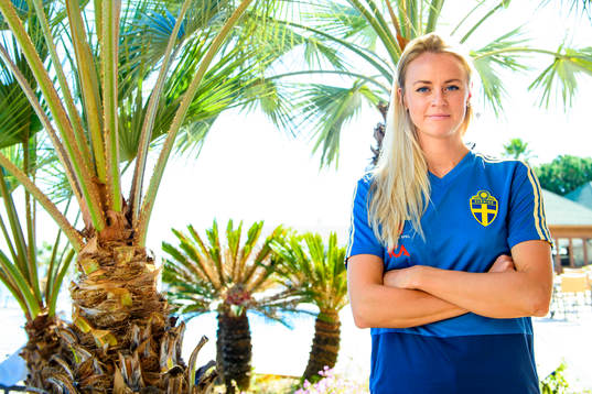 Amanda Ilestedt of Sweden poses for a portrait