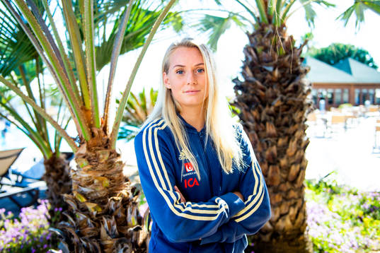 Stina Blackstenius of Sweden poses for a portrait