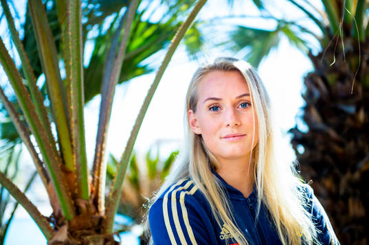 Stina Blackstenius of Sweden poses for a portrait
