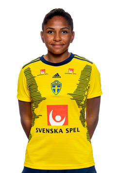 Madelen Janogy of Sweden poses for a portrait