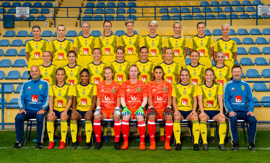 Olivia Schough, Stina Blackstenius, Sandra Adolfsson,