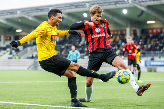 Häckens Ahmed Yasin och Brommapojkarnas Oscar Pehrsson