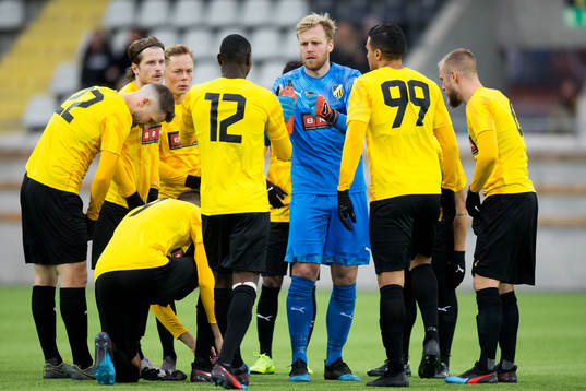 Häcken samlade innan fotbollsmatchen i Svenska Cupen