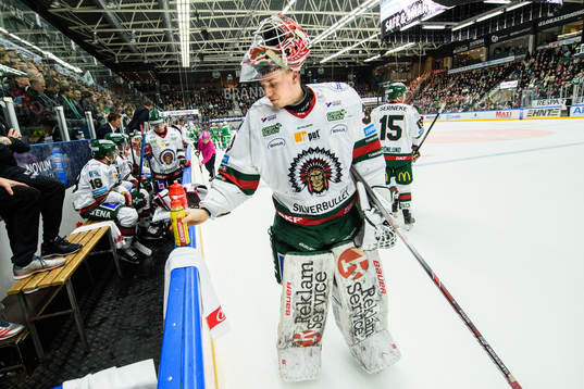 Frölundas målvakt Johan Mattsson