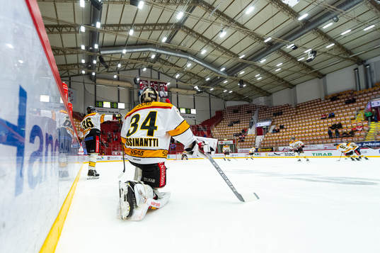 Luleås målvakt Joel Lassinantti