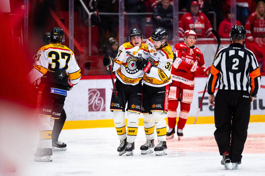 Luleås Nils Lundkvist lämnar isen