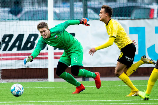 Helsingborgs målvakt Kalle Joelsson