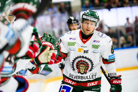 Frölundas Ryan Lasch jublar