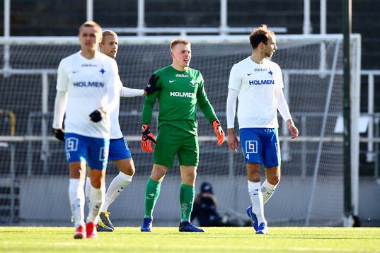 IFK Norrköpings Filip Dagerstål och målvakt Isak
