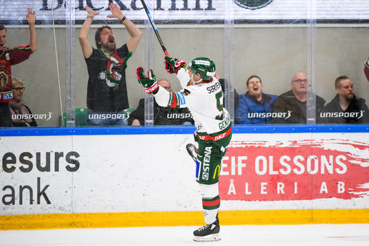 Frölundas Chay Genoway jublar