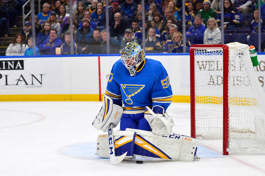 Ishockey, NHL Mar 2, 2019; St. Louis, MO, USA; St. Louis