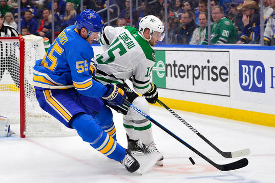 Ishockey, NHL Mar 2, 2019; St. Louis, MO, USA; Dallas Stars