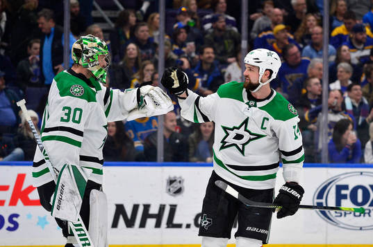 Ishockey, NHL Mar 2, 2019; St. Louis, MO, USA; Dallas Stars