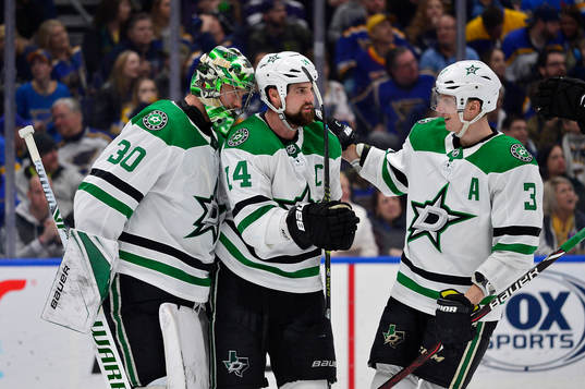 Ishockey, NHL Mar 2, 2019; St. Louis, MO, USA; Dallas Stars