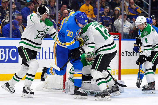 Ishockey, NHL Mar 2, 2019; St. Louis, MO, USA; Dallas Stars