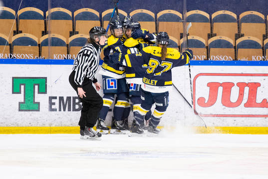 Spelare jublar