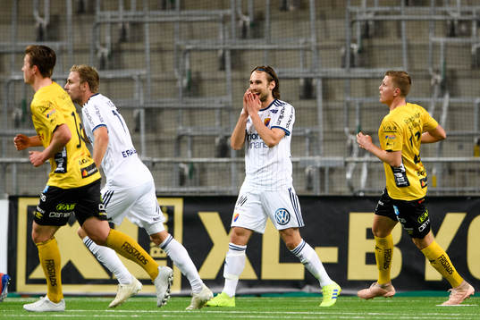 Djurgårdens Kevin Walker deppar