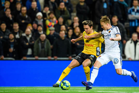 Elfsborgs Anton Thorsson och Djurgårdens Elliot Käck