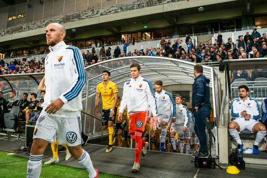 Djurgårdens och Elfsborgs spelare