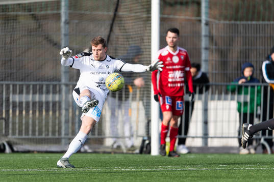 Halmstads målvakt Malkolm Nilsson
