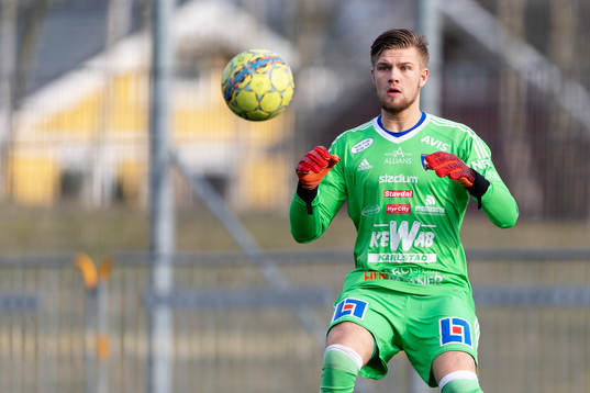 Karlstads målvakt Oscar Jonsson