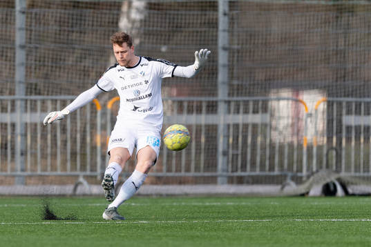 Halmstads målvakt Malkolm Nilsson