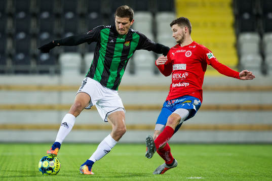 GAIS Nikola Asceric  mot Nyköpings Jakob Bergman