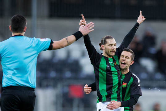 under fotbollsmatchen i Svenska Cupen mellan GAIS och
