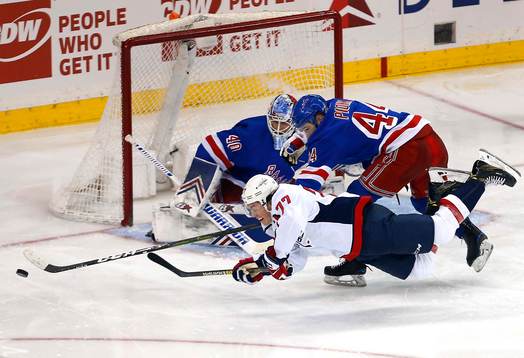 Ishockey, NHL Mar 3, 2019; New York, NY, USA; Washington