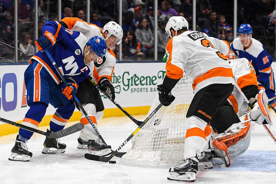 Ishockey, NHL Mar 3, 2019; Uniondale, NY, USA; Philadelphia