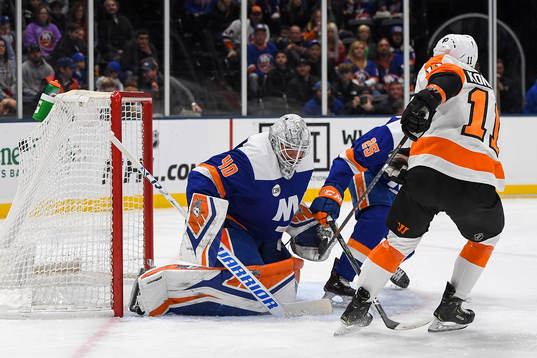 Ishockey, NHL Mar 3, 2019; Uniondale, NY, USA; Philadelphia