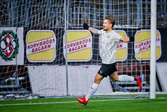 Örebros Daniel Björnkvist gör 3-1 och jublar