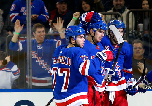 Ishockey, NHL Mar 3, 2019; New York, NY, USA; The New York